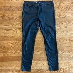 Kut from the Kloth Black coated skinny jeans